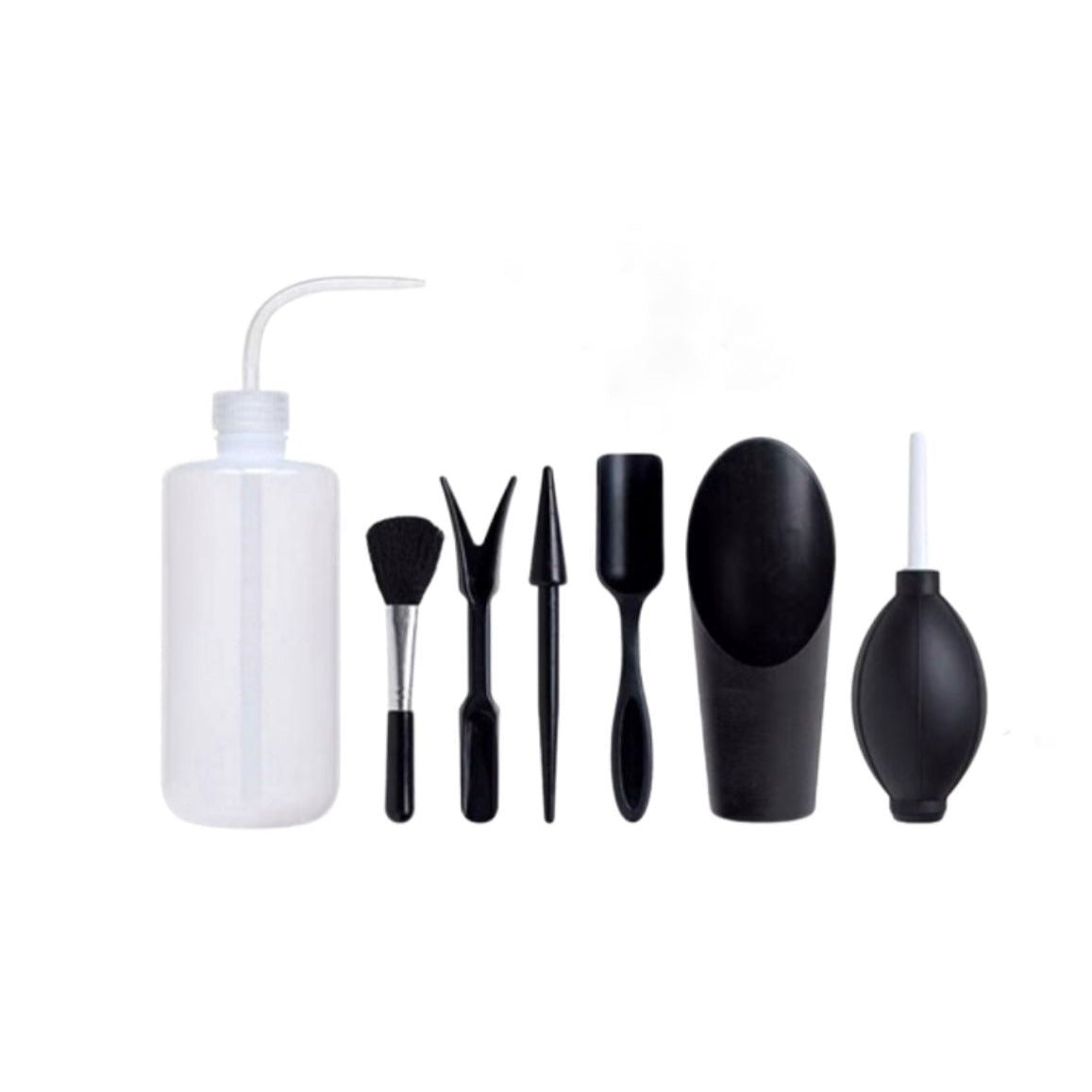 Kit de jardinería multifuncional y tapete de trasplante